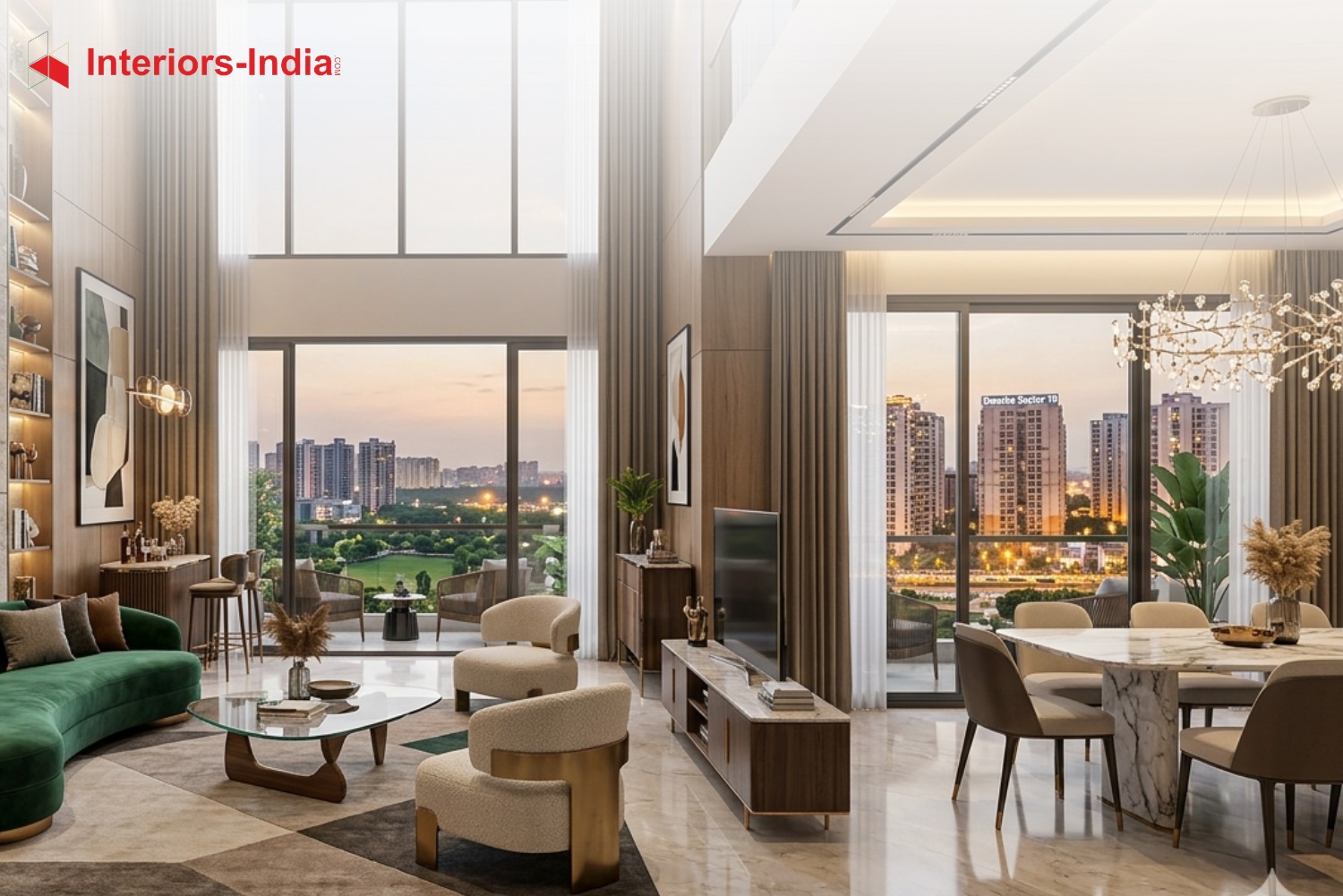 Top Interior Designers in Dwarka — Elevating Interiors with Interiors India